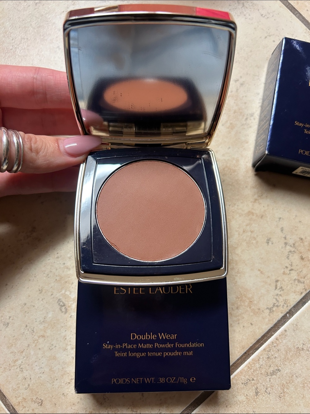 Estee Lauder Double Wear Matte Powder Foundation - Rich Java